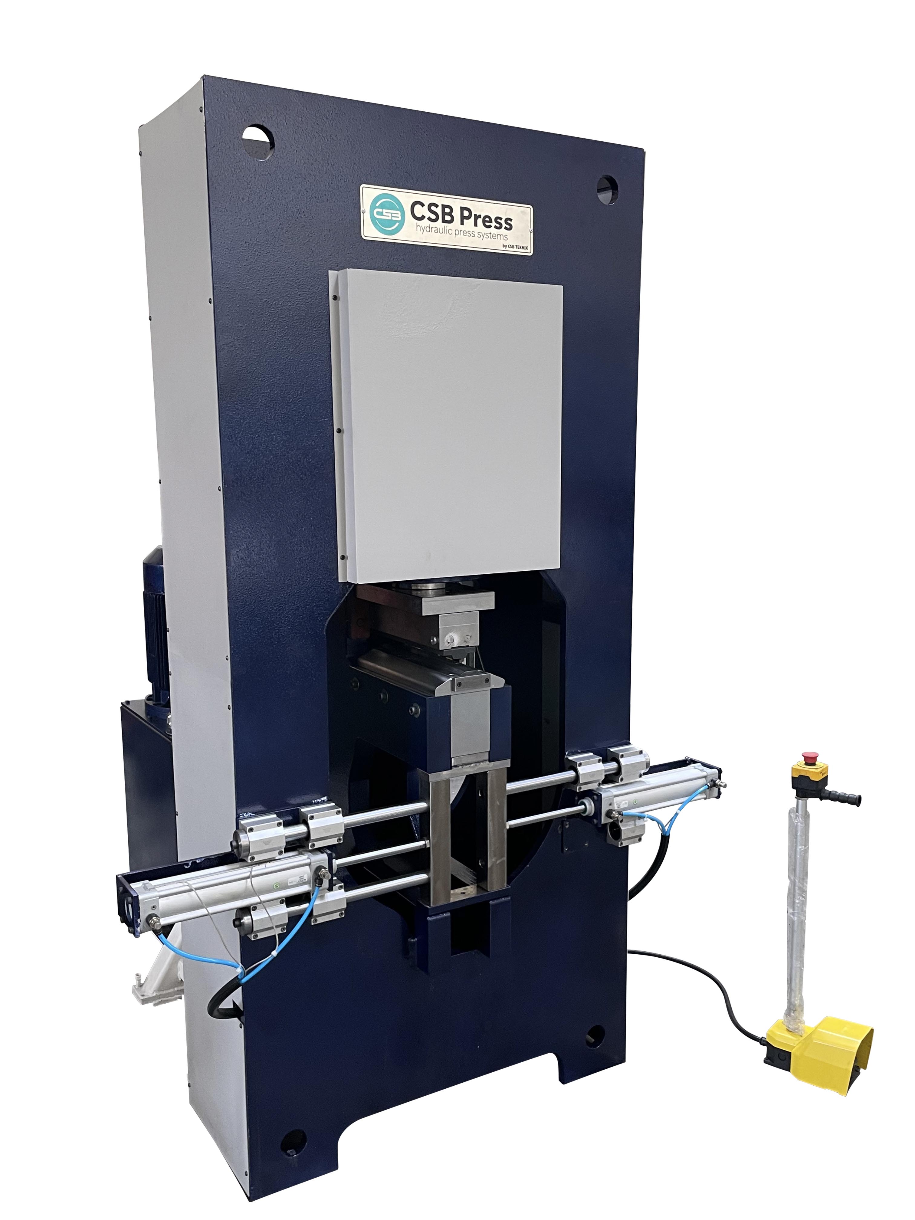 CSB Press Hydraulic Press Systems | Üretim Presleri, Atölye Presleri, Atölye Tipi Standart Presleri, Atölye Tipi Büküm Presleri, Özel Tipi Presleri, Hortum Sıkma Ve Diğer Presler - Çift Tesirli / Sıvama Presleri - H Tipi | HD, Tek Tesirli H Tipi Presler | H, Tek Tesirli Kolonlu Tip Presler | CO, C Tipi Tek Tesirli Presler | CS, C Tipi Tek Tesirli Presler | C, C Tipi Çift Tesirli / Sıvama Presler | CD, Sıcak Presler / Smc Presler | HH, Hidrolik Portal Doğrultma Presi | HP, H Tipi Hidrolik Pres / Eko Model Hdt | WSP-H, Atölye Tipi Pres | WSP60, Atölye Tipi Pres | WSP60, Atölye Tipi Pres | WSP100, Atölye Tipi Pres | WSP120, Atölye Tipi Pres | WSP160, Atölye Tipi Pres | WSP180, Atölye Tipi Pres | WSP200, Atölye Tipi Pres | WSP250, Atölye Tipi Pres | WSP300, Atölye Tipi Pres | WSP400, Atölye Tipi Pres | WSP500, Atölye Tipi Pres - Manuel | WSP20, Atölye Tipi Pres - Manuel | WSP30, Atölye Tipi Pres | WSP20, Atölye Tipi Pres | WSP30, Atölye Tipi Pres | WSPB, Özel Tip Presler, Hidrolik Hortum Sıkma Presleri | CCP72, Hidrolik Hortum Sıkma Presleri | CCP101, NC Kontrollü Hortum Sıkma Presi | CSP103, Hidrolik Hortum Sıkma Presleri | CCP39, Boru Form Makinesi | CPFM, Hidrolik Hortum Kesme ve Soyma Presi | CKS, Trim Presi, Bobin Kesme Presi, Forklift Lastik Sökme-Takma Presi, Plaka Basma Presi